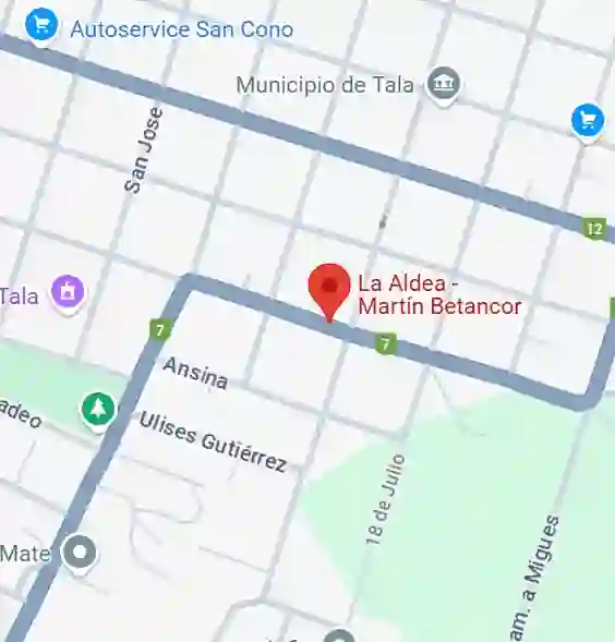 La Aldea Location Map